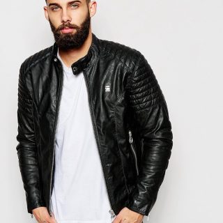 G-STAR LEATHER JACKET