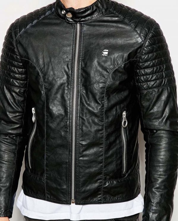 G-STAR LEATHER JACKET - Image 2
